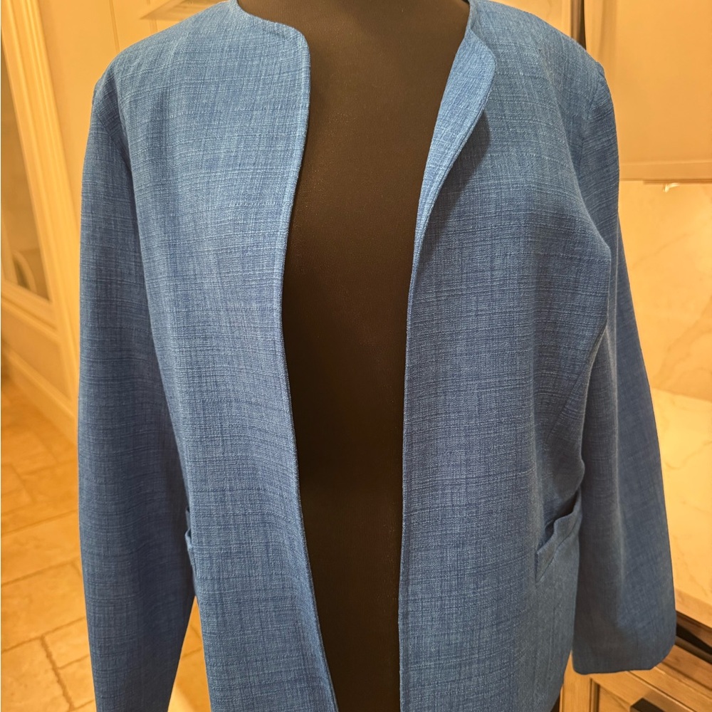Classic Blue Women's Suit Jacket